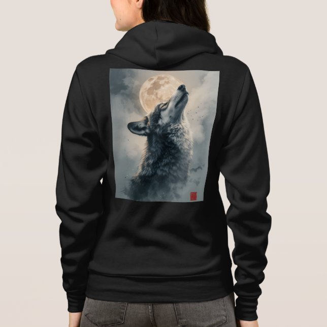 Sudadera Bella+Canvas Full-Zip Hoodie (Reverso)