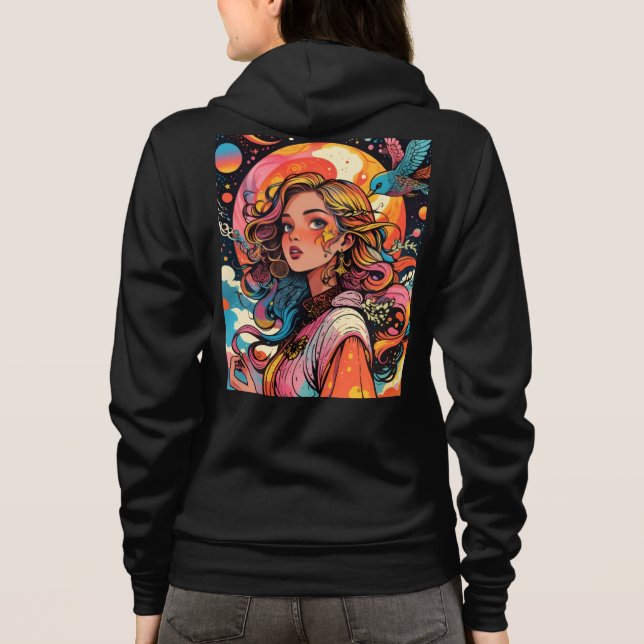 Sudadera Bella+Canvas Full-Zip Hoodie (Reverso)