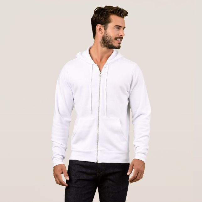 Sudadera Bella de los hombres de las opciones (Anverso completo)