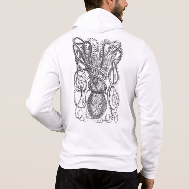 Sudadera Bella masculina, diseñadora de danza Octopus silen (Reverso)
