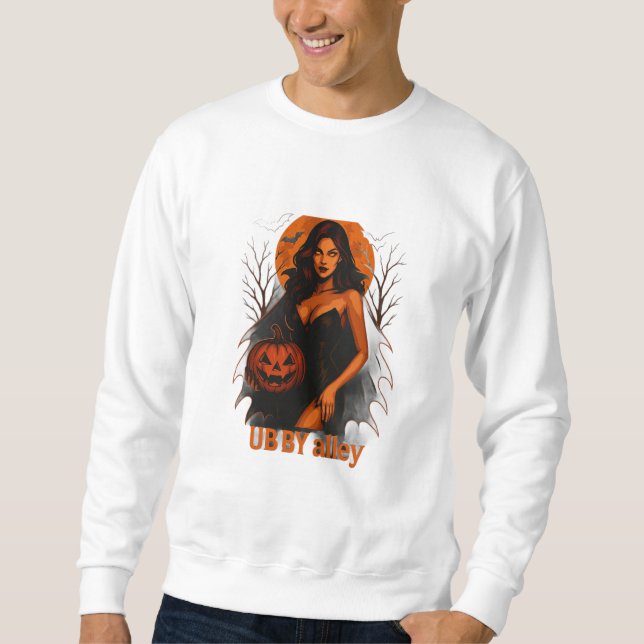 Sudadera Belleza Perversa – Reina de Halloween de UB (Anverso)