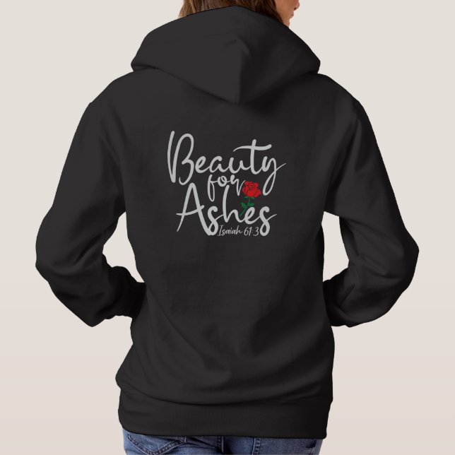 Sudadera Belleza por Ashes Women's Hooded Sweatshirt (Reverso)