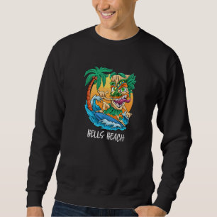 Sudadera Bells Beach Australia Palm Tree Surfing Beach Vaca
