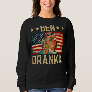 Sudadera Ben Drankin 4 De Julio Benjamin Franklin Men Amer