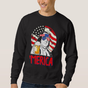 Sudadera Ben Drankin 4 De Julio Benjamin Franklin Mujeres
