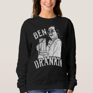 Sudadera Ben Drankin 4 De Julio Benjamin Franklin Usa Fla