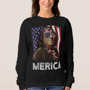 Sudadera Ben Franklin 4 De Julio Niños Hombres Merica Amer