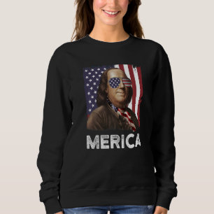 Sudadera Ben Franklin 4 De Julio Niños Hombres Merica Amer