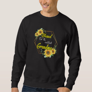 Sudadera Bendecida Por Ser Llamada Abuela Girasol Mot