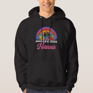 Sudadera Bendecida por ser llamada Nannie Rainbow Groovy Hi
