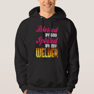 Sudadera Bendecido Por Dios Malogrado Por Welder Funny Weld
