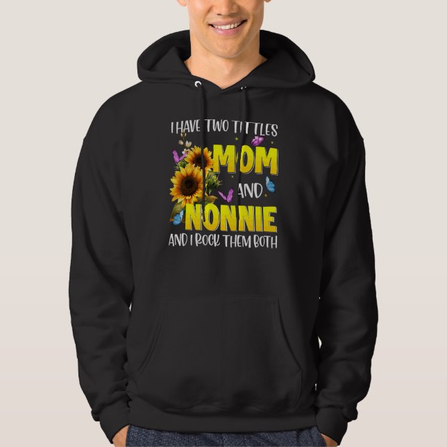 Sudadera Bendecido Por Ser Llamado Nonnie Sunflower Nonnie (Anverso)