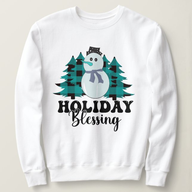 Sudadera Bendiciones de vacaciones (Anverso del diseño)