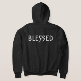 SUDADERA "BENDIGADO" 303TATTOO HOODIO POSTAL NEGRO