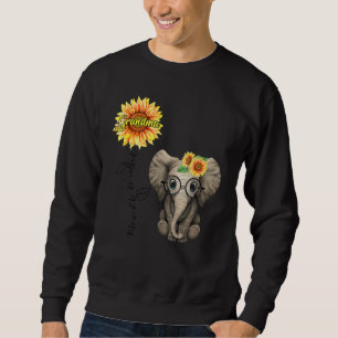 Sudadera Bendita De Ser Llamada Abuela Hippie Elephant Moth