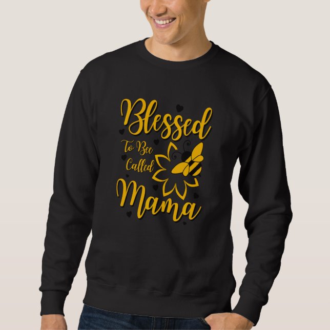 Sudadera Bendita De Ser Llamada Mamá Día de la Madre Mujer (Anverso)