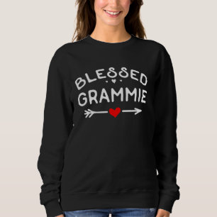 Sudadera Bendita Grammie Heart Arrow Dulce abuela