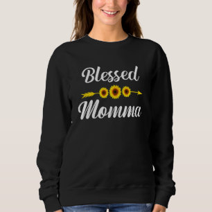 Sudadera Bendita mamá, el día de la madre del girasol