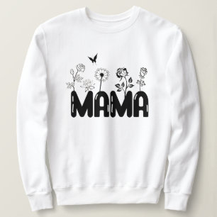 Sudadera Bendita Mama Flowers