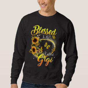 Sudadera Bendita Por Ser Llamada Gigi Sunflower Grandma