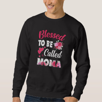 Sudadera Bendita Por Ser Llamada Moma Funny Floral Moma Mad