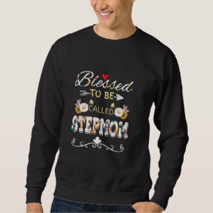 Sudadera Bendita Por Ser Llamada Stepmom Sunflower Cute Mot
