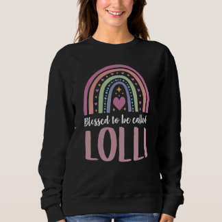 Sudadera Bendita sea llamada idea Lolli para las mujeres ma