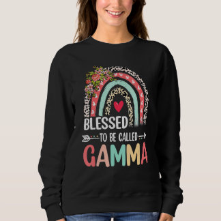 Sudadera Bendita sea llamada Madre del Arcoiris Leopardo De