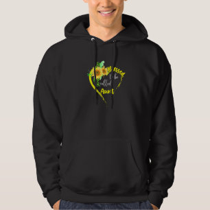 Sudadera Bendita sea llamada tía girasol tía de madre