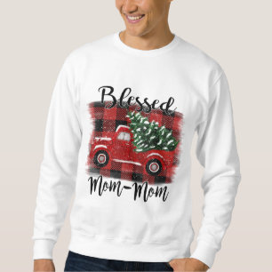 Sudadera Bendito árbol de navidad vintage del camión rojo m