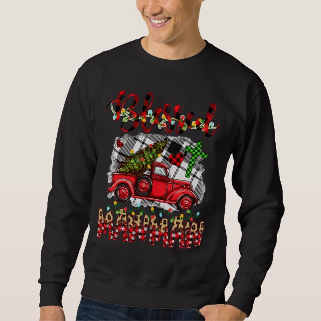 Sudadera Bendito De Ser Llamado Camión Rojo Navidades Meema (Anverso)