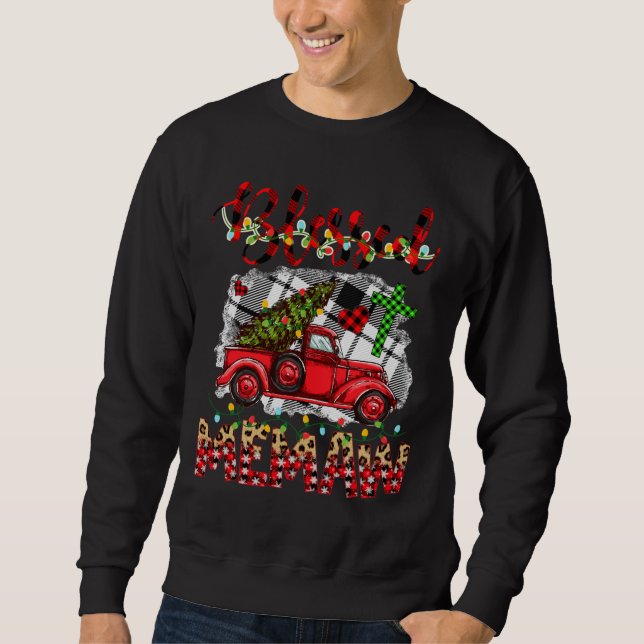 Sudadera Bendito De Ser Llamado Meme Navidades Red Truck (Anverso)
