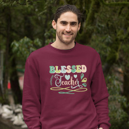 Sudadera Bendito profesor de vuelta al diseño escolar