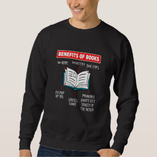 Sudadera Beneficios De Los Libros  Libro  Lectura De Libros