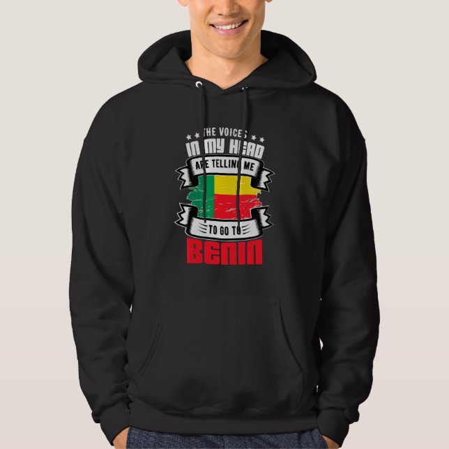 Sudadera Benin En Mi Cabeza (Anverso)