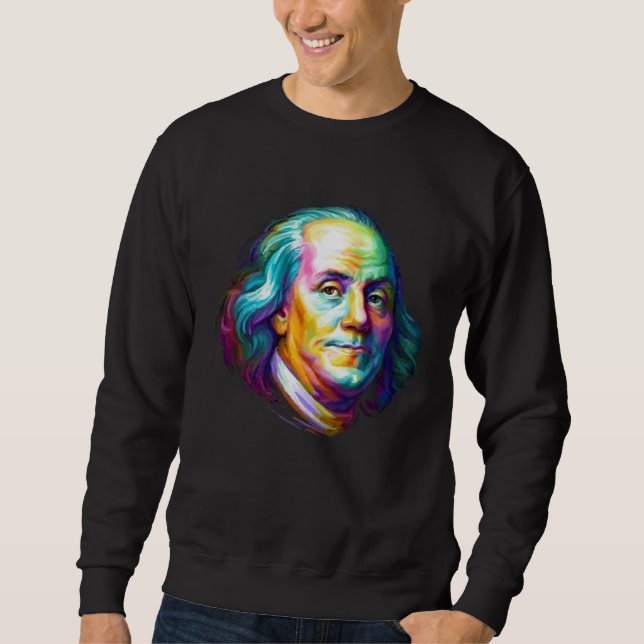Sudadera Benjamin Franklin Inspirational (Anverso)