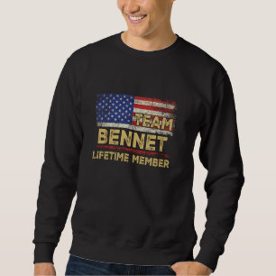 Sudadera Bennet Apellido Equipo de envío Bennet Lifetime Mi
