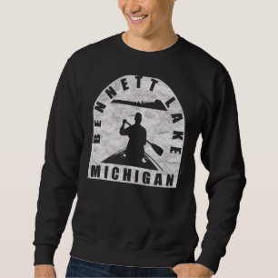 Sudadera Bennett Lake Canoeing Michigan
