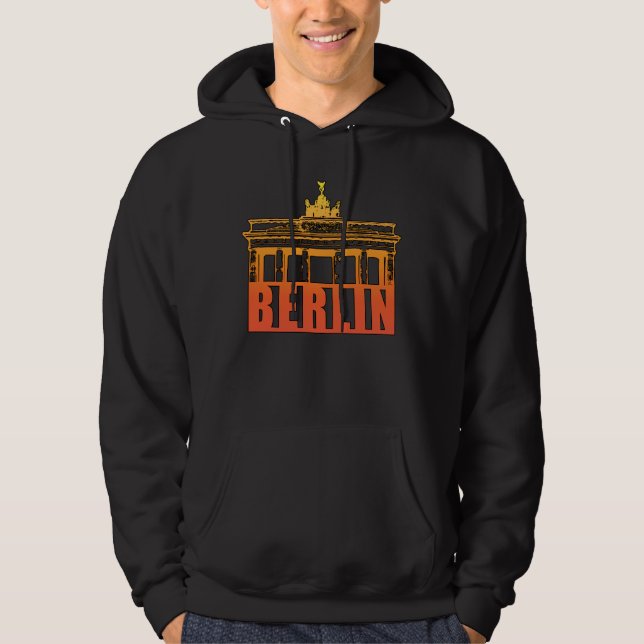 Sudadera Berlín Alemania City Cityscape Skyline Funny Gift (Anverso)