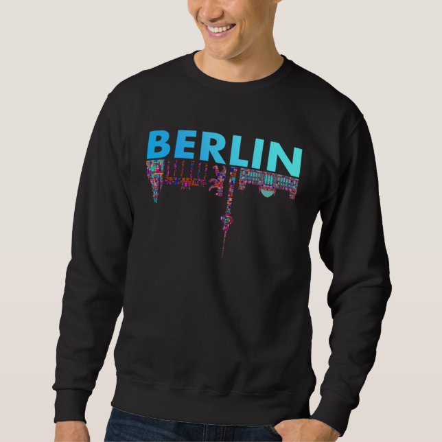 Sudadera Berlin  Berlin Bear  Souvenir I Love Berlin (Anverso)