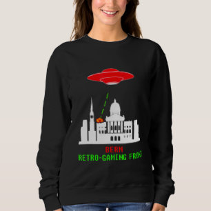 Sudadera Bern Invasion Retro Gaming Con Ufo