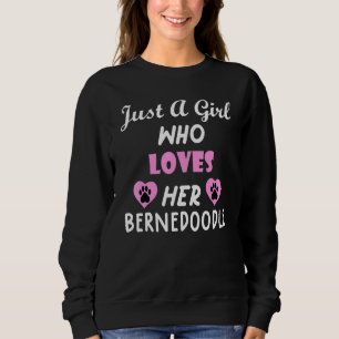 Sudadera Bernedoodle Dog Tilt Head Shirte Cute Para Hombres