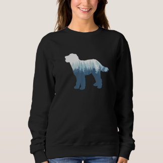 Sudadera Bernedoodle Doodle Dog Silhouette Outdoor Nature  