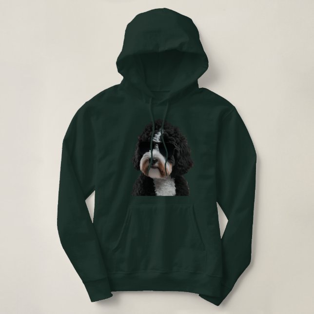 Sudadera Bernedoodle Goldendoodle Larbadoodle Dones de Perr (Diseño del anverso)