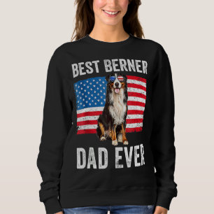 Sudadera Berner Dad American Flag Dog Dueño de Perros Berne