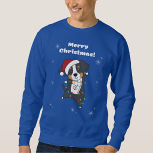 Sudadera Bernese Feliz Navidad Navidades felices perros sud