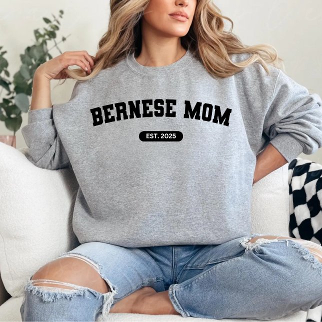 Sudadera BERNESE MOM Personalizado de Mamá de perro Año de  (Subido por el creador)