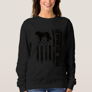 Sudadera Bernese Mountain Dad Us Flag Bernese Dad