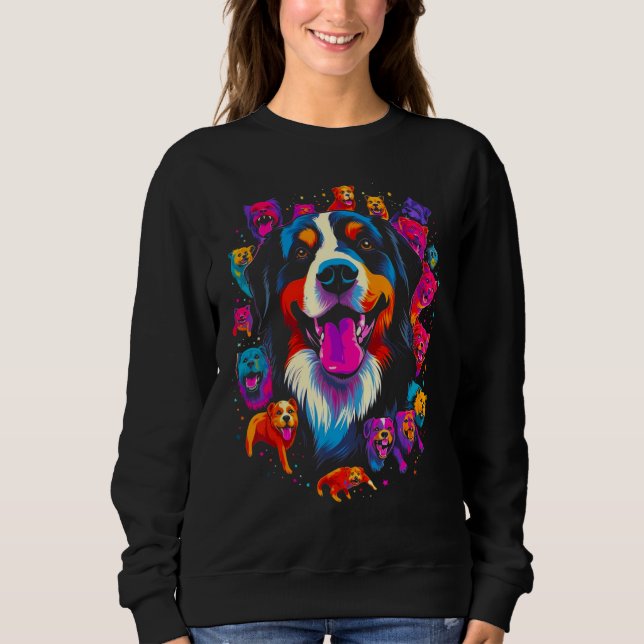 Sudadera Bernese Mountain Dog Family (Anverso)