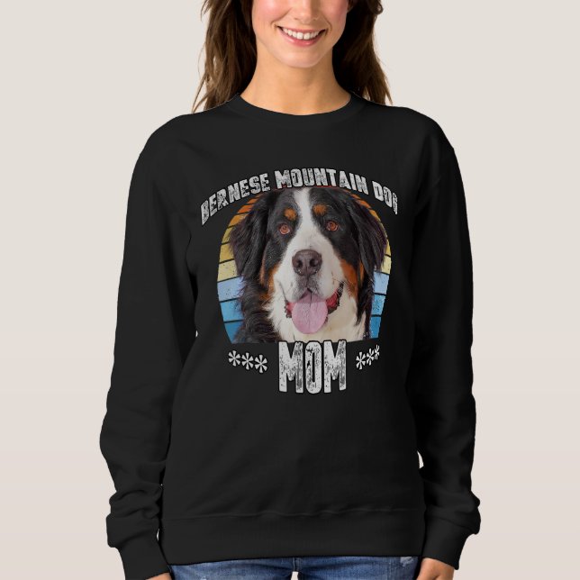 Sudadera Bernese Mountain Dog Mom Mama Mothers Day (Anverso)